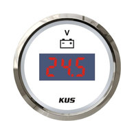 Digital Voltmeter Gauge - SS 52mm