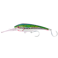DTX Minnow 165mm Bibbed Lure Sinking - Silver Green Mackerel