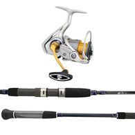 Freams LT 3000 / Exceler Oceano 7102MFS 7'1" 4-8KG Softbait Combo 2-Piece