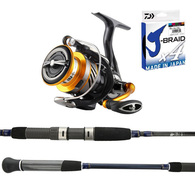 Revros 4000LT / Exceler Oceano 661 Slowjig Spin Combo PE 0.8-1.5 6'6" w/Braid