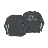 Tails n' Scales Long Sleeve Tech Shirt - Grey