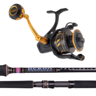 Slammer IV 4500 / Ocean Assassin 7'4" PE 2-4 Topwater Spin Combo 2-Piece