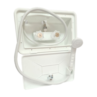External Shower Hatch With Fold Out Tap & Sprayhead
