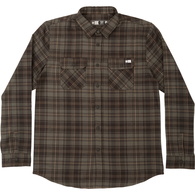 Boatyard Tech Long Sleeve Woven Flannel Shirt - Evergreen