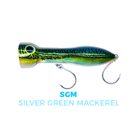Chug Norris Popper - Silver Green Mackerel