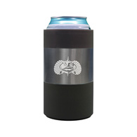 Non-Tipping Can Cooler with Adapter - Graphite