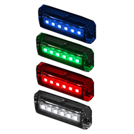 RGBW Dimmable Underwater (and Above) LED Lights - Twin Pack (18 Lumens on Blue)