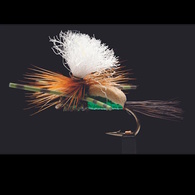 Para Improved Humpy Green Dry Freshwater Trout Fly
