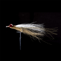 Bucktail Clouser Tan / White Saltwater Fly