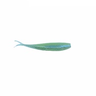 Livies Black Label Softbait 10" Jerkshad - White Warrior UV Glow - 3 Pack