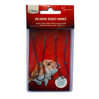 Stingaz Jighead Assist Hooks 1/0 4-Pack - 10cm