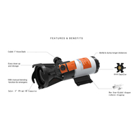 RV Macerator Waste Pump - 45LPM