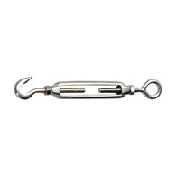 Stainless Open Body Turnbuckle Hook/Eye 6mm 350KG