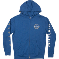 Deep Sea Zip Boys Fleece - Royal Heather