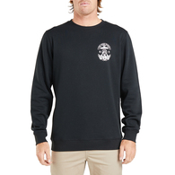 Double Fkd Anchor Crew Fleece - Black