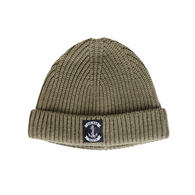 Anchor Wharfie Beanie - Dusty Green