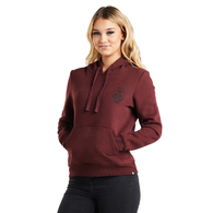Trouble in Paradise Womens Pullover Fleece - Plum