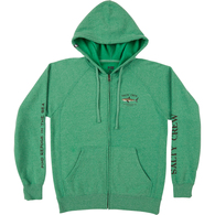 Bruce Zip Womens Hooded Fleece - Kelly Green