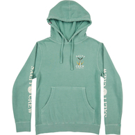 Tailed Boyfriend Womens Hooded Fleece - Mint