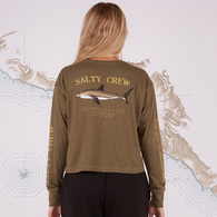 Bruce Womens Long Sleeve T-Shirt - Military