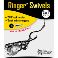 Bait Rigging O-Ring Swivels -  Size 1 - Qty 25 (6/0-9/0)