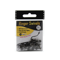 BAIT RIGGING O-RING SWIVELS -  SIZE 1 - QTY 25 (6/0-9/0)