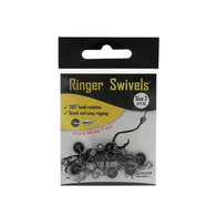 BAIT RIGGING O-RING SWIVELS - SIZE 3 - QTY 10 (10/0-12/0) 