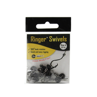 BAIT RIGGING O-RING SWIVELS - SIZE 4 - QTY 10 (12/0-20/0)