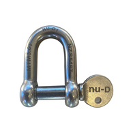 12mm Stainless Steel Towing Dee Shackle w/Captive Pin 3000kg