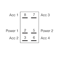On/Off/On Sealed Rocker Switch