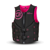 Womens Black/Pink Traditional Neoprene Vest 