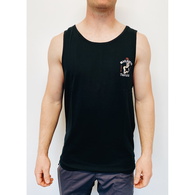 Wiggle Your Worm Tank Singlet - Black