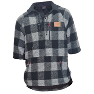 Wilder Woolen Short Sleeve Jacket - Black / Grey