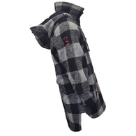 Wilder Woolen Short Sleeve Jacket - Black / Grey