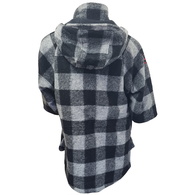 Wilder Woolen Short Sleeve Jacket - Black / Grey
