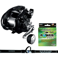 Forcemaster 9000a / Status Bluewater 8'0 Drone Rod with 1090yds of Braid