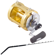Tiagra 80W / Abyss SW 5'6" 80LB Dual Butt Game Combo (Roller Tip)