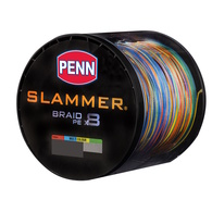 Slammer x8 Multicolour Braid 100lb and 120lb x 400m spools