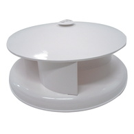 Plastic Rotary Vent - White