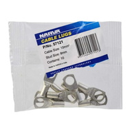 Heavy Duty Battery Cable Lugs 10Mm2 (10-Pk) - 8Mm Stud 40 Amp