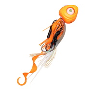 Grumpy Fish LED Kabura Jig - On Fire Orange