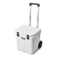 Roadie 48 Wheeled Ice Box with Telescopic Handle - White - 45 Litre