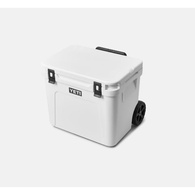 Roadie 60 Ice Box With Wheels And Telescopic Handle - White - 54 Litre