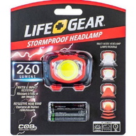 260 Lumen Headlamp w/SOS Function and Batteries