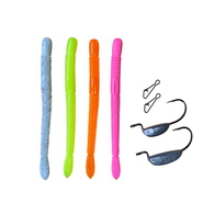 Sandworms Bleeder Softbaits & Jig Heads Pack  