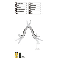 12-In-1 Stainless Steel Multitool 