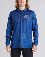 Fishing Club Long Sleeve UPF50+ fishing jersey - Navy 