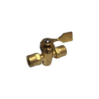 Brass Fuel / Oil Shut Off Valve - 1/4" npt 