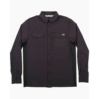 Charter Tech upf40+ Long Sleeve Shirts / Fishing Jersey - Black