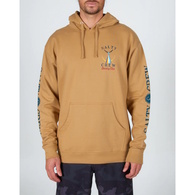 Tailed Hooded Fleece Hood- Sandstone